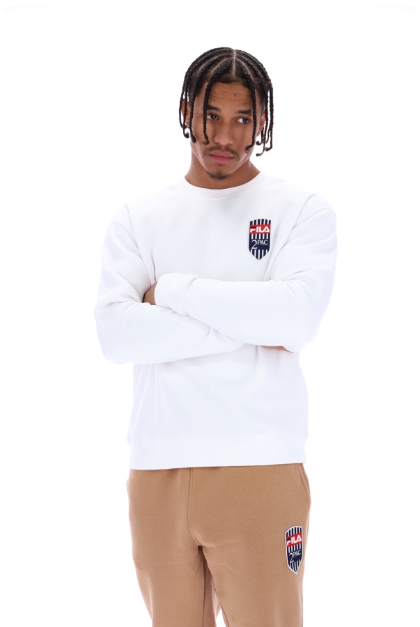 Tupac Fila Fleece Patch Crew Jumper