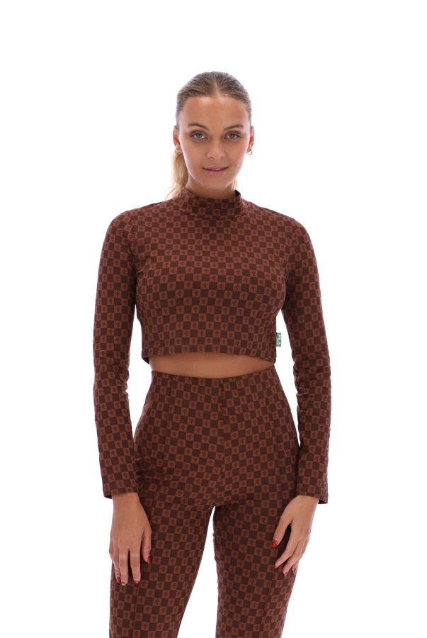 Fila Tori Long Sleeved Crop Top