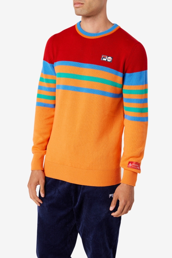 Oran-Red-Green-Blue Cashmere Sweater Fila