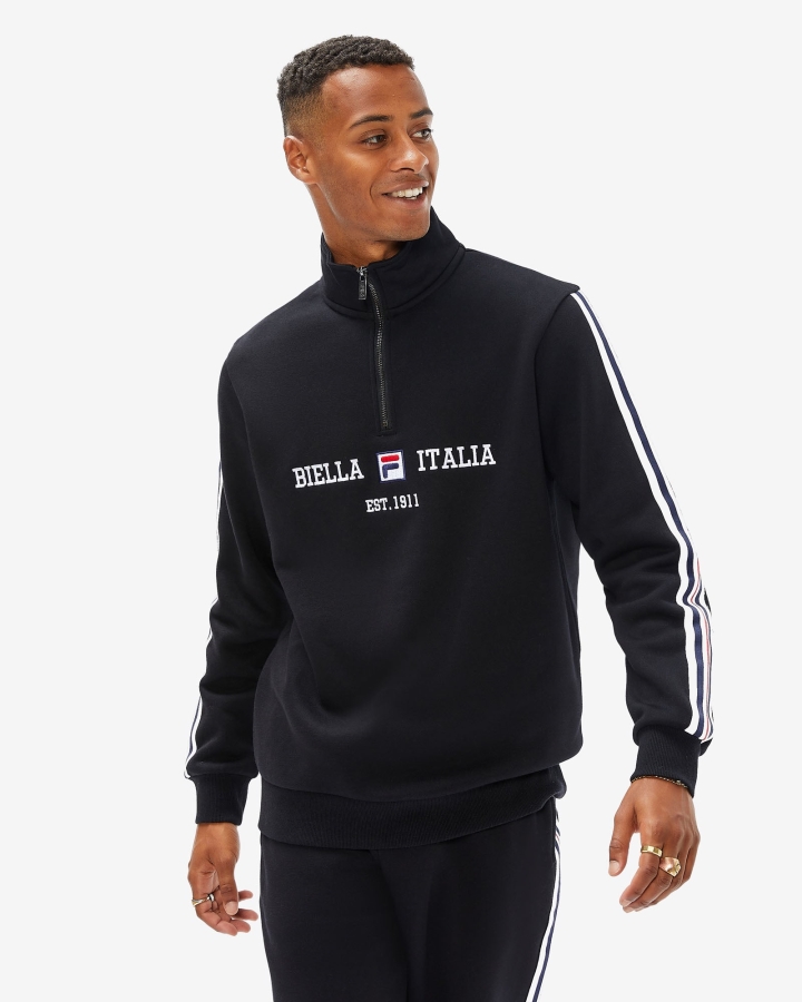 Men's Aemero Qtr Zip Fila Black