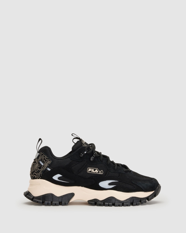 Black-Ecru Fila Men's Ray Tracer TR2