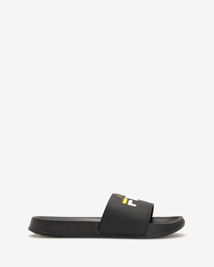 Unisex FILA Seceda Slide Black-Yellow Fila