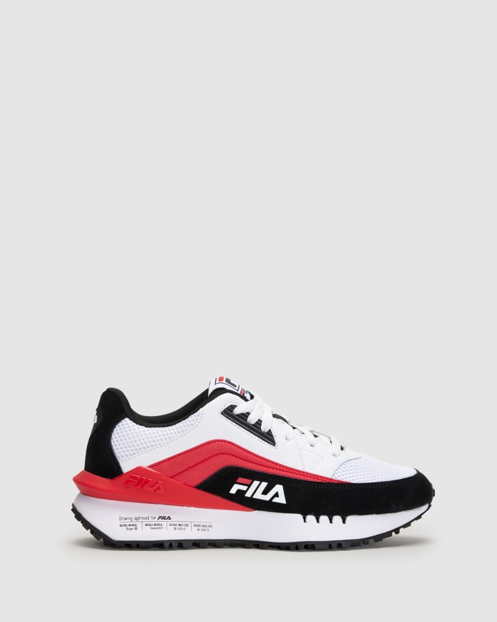 Men's N-Gen Skyway White-Black-Red Fila