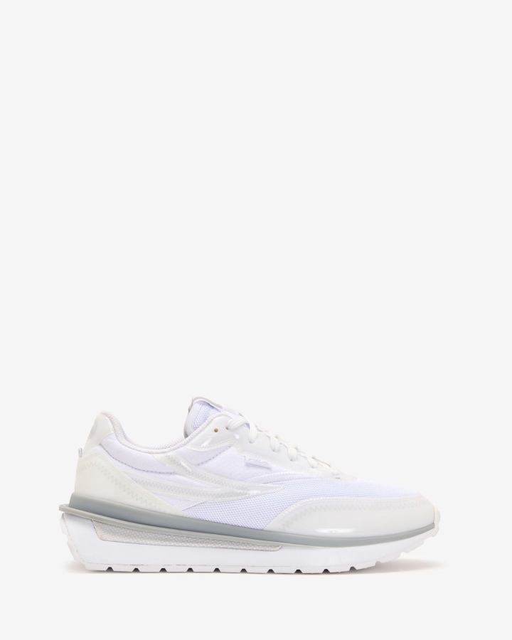 Men's Renno Patched Fila White-Glacier Gray-White