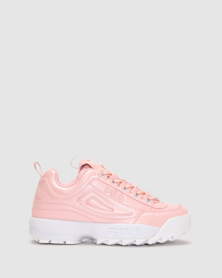 Rosquarz-Rosquarz-White Fila Women's Disruptor II Pearlized