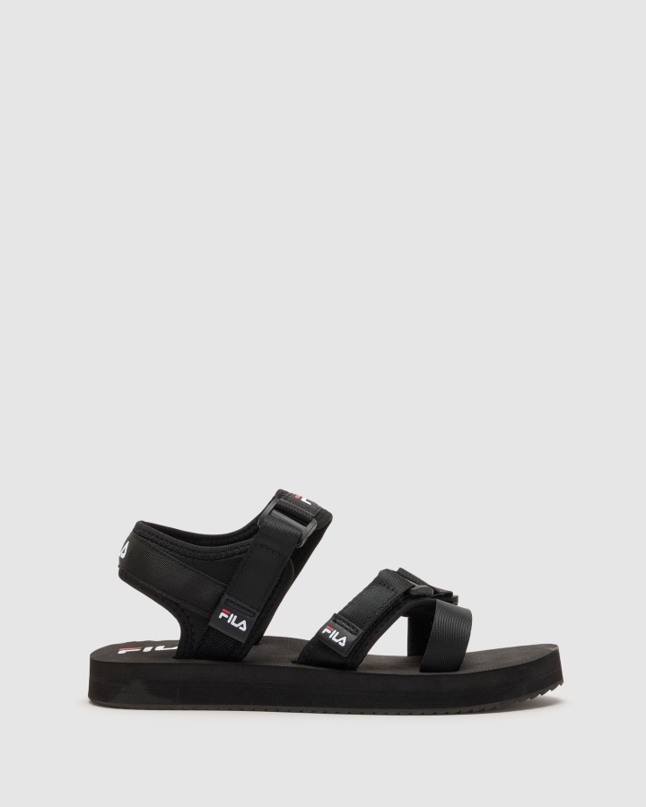 Black-White-Red Women's Rovereto Sandal Fila