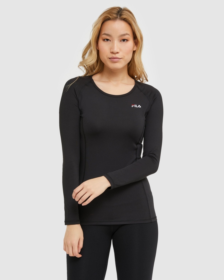 Fila Classic Women's L-S Tee Black