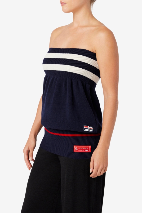 Navy-White-Red Fila Girdle Skirt