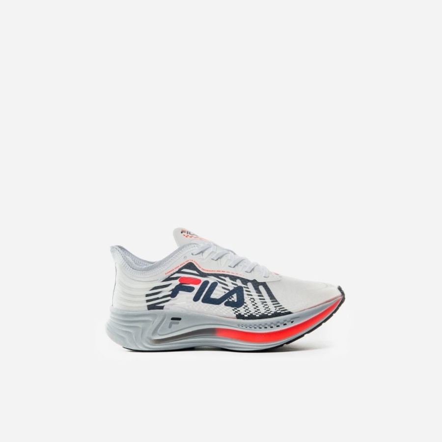 Fila Women's Racer Carbon White-Navy-Fiery Coral
