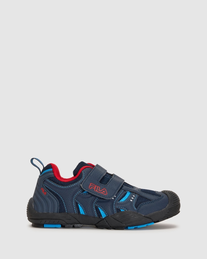 Fila Kid's Mattia Strap Navy-Sky Blue-Red