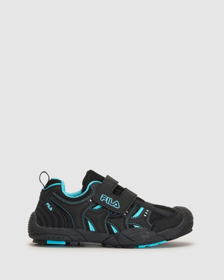 Kid's Mattia Strap Fila Charcoal-Blue