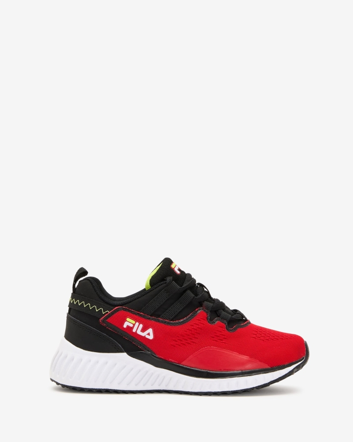 Kids FILA Molise Black-Yellow-Red Fila