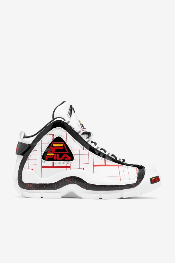 White-Black-Gold Men's Grant Hill 2 Fila