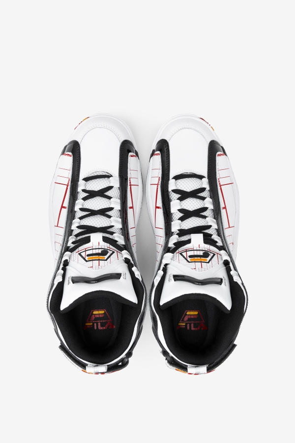 White-Black-Gold Men\'s Grant Hill 2 Fila