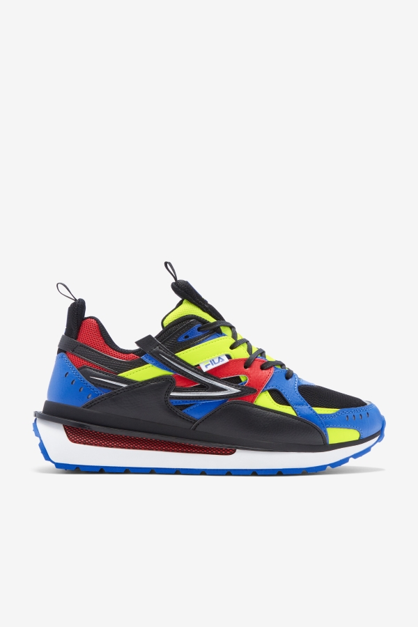 Men's Sandenal Black-Blue-Yellow Fila