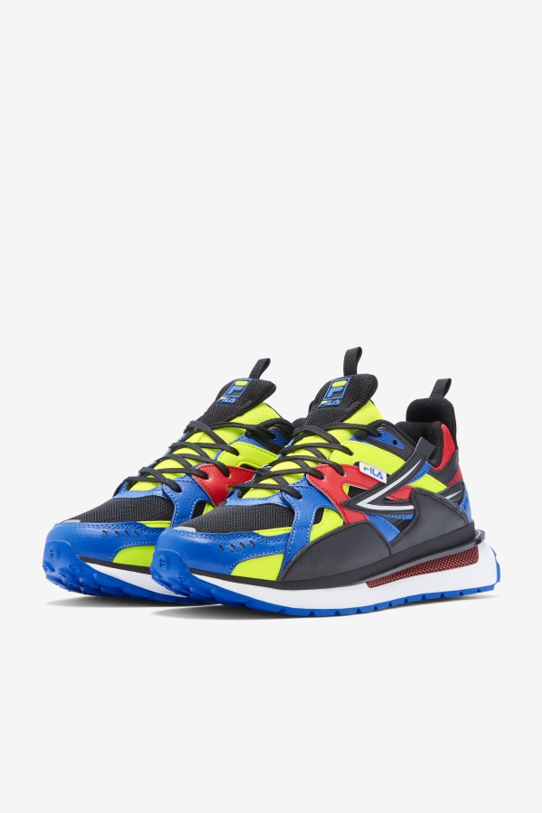 Men\'s Sandenal Black-Blue-Yellow Fila