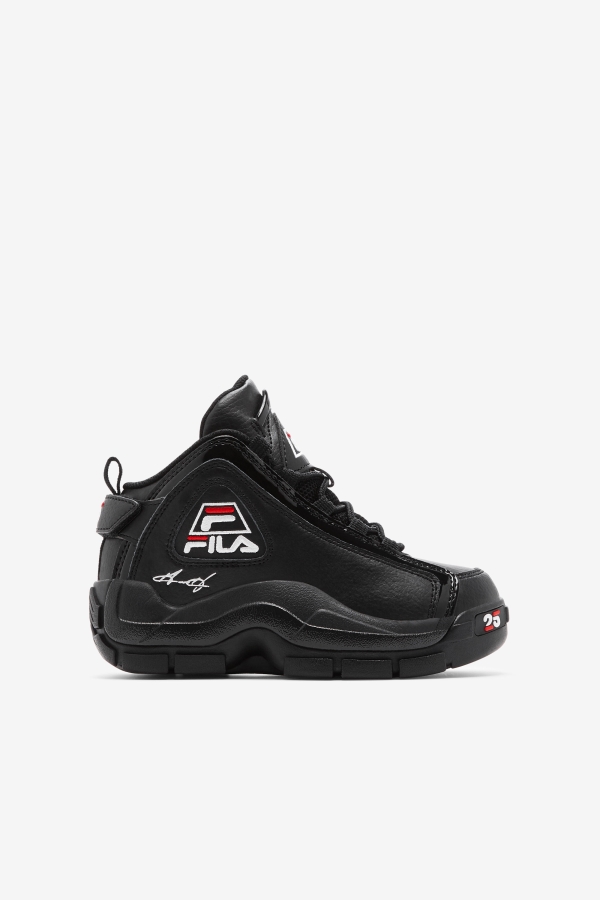 Big Kids' Grant Hill 2 25th Anniversary Edition Black-White-Red Fila