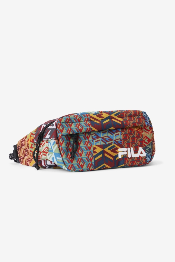 Fila Ocean-Yellow-White Jorina Patch Print Fanny Pack