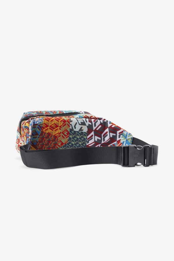 Fila Ocean-Yellow-White Jorina Patch Print Fanny Pack