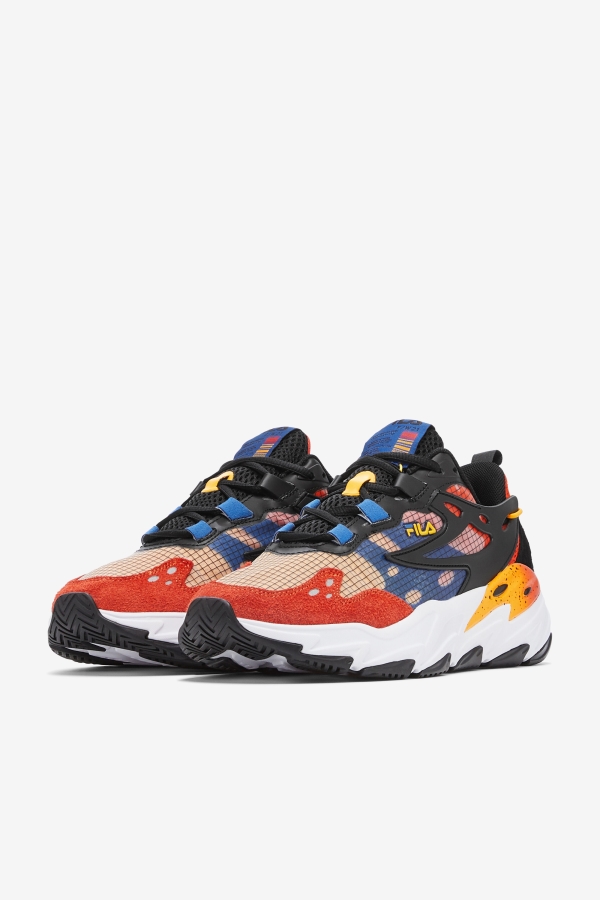 Saffron-Blue-Mandarin Red Fila Men\'s Ray Tracer Evo