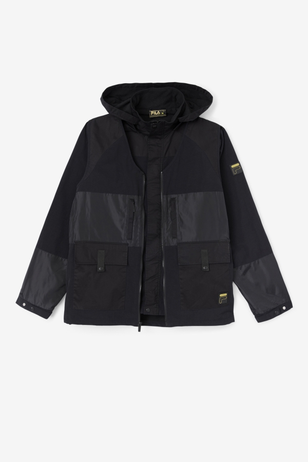 Fila Black Tate 3-In-1 Utility Jacket