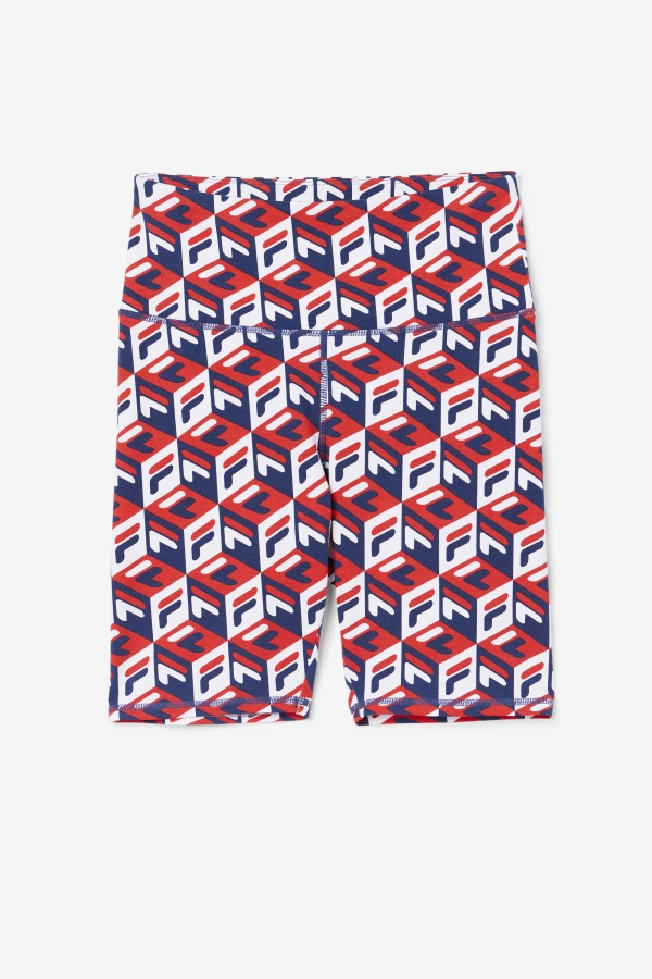 Fila Red-Navy-White Ainhoa Bike Short
