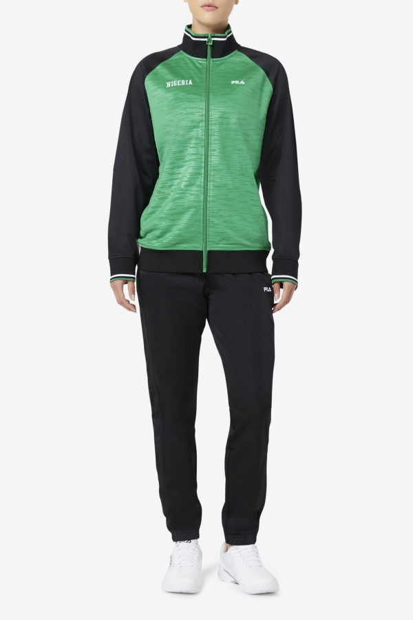 Nigeria Track Pant Black-White Fila