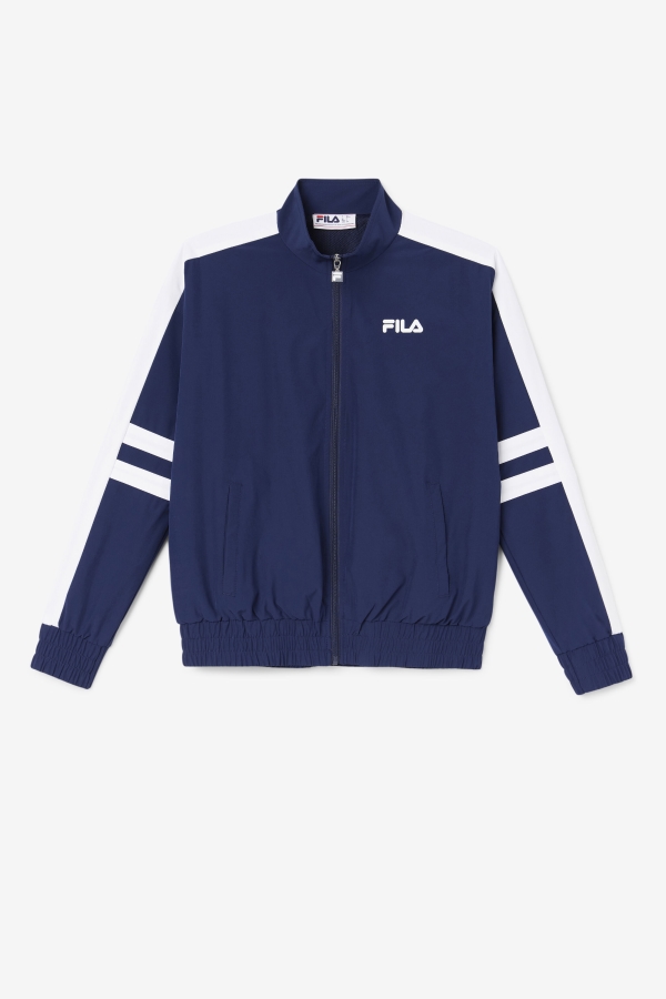 Navy-White Jovia Track Jacket Fila
