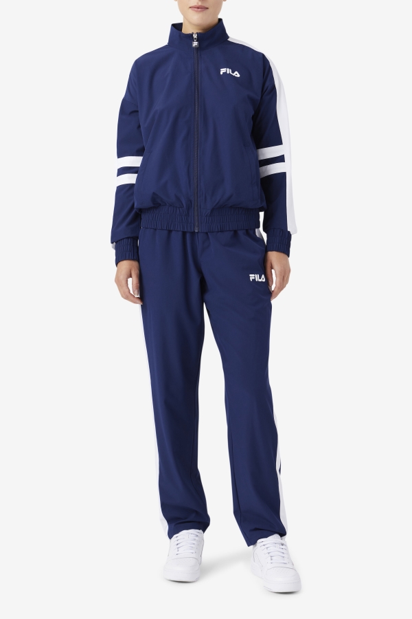 Navy-White Jovia Track Jacket Fila
