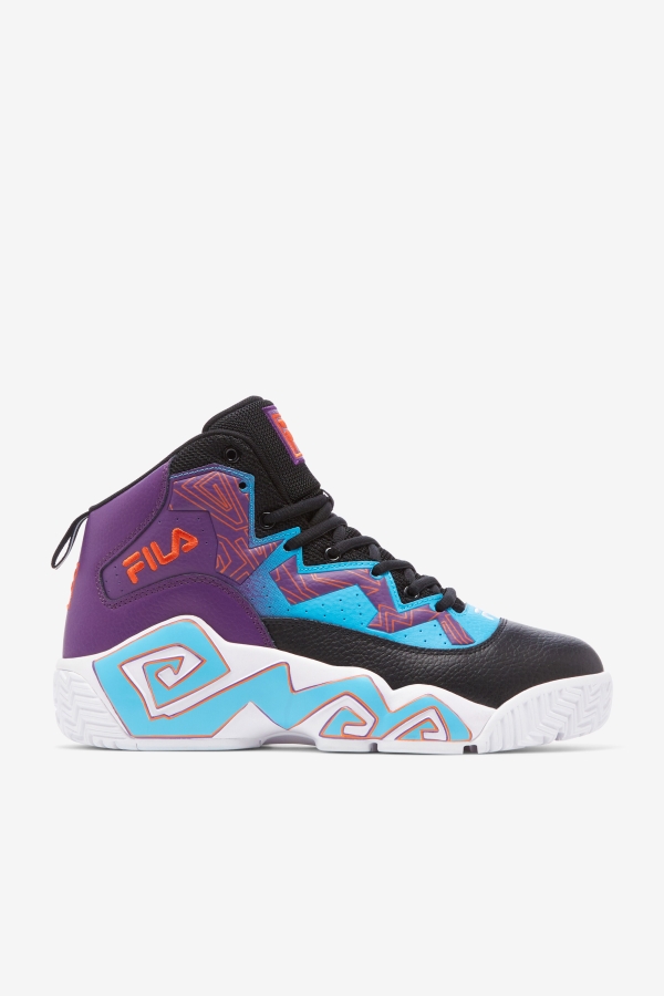 Black-White-Purple Men's MB Fila