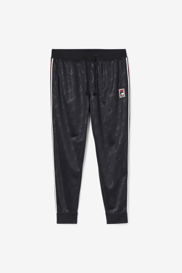 Ridd Track Pant Fila Black-Gardenia-Yellow