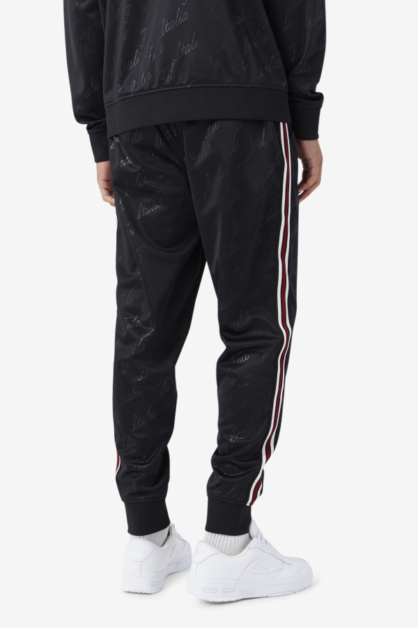 Ridd Track Pant Fila Black-Gardenia-Yellow