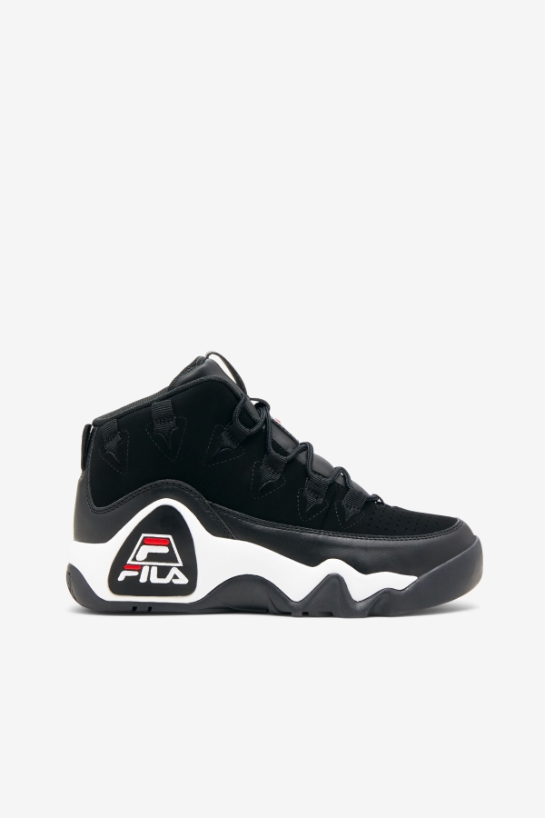 Women's Grant Hill 1 Black-White-Red Fila