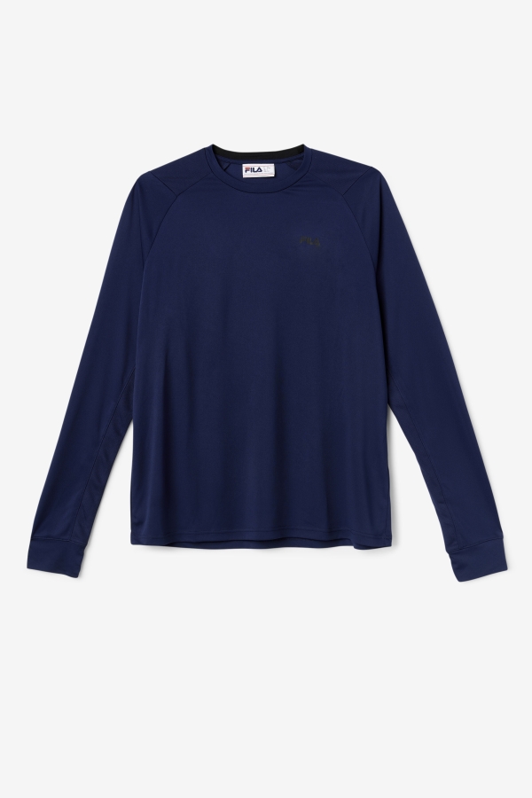 Peacoat-Black Jazam Long Sleeve Crew Fila