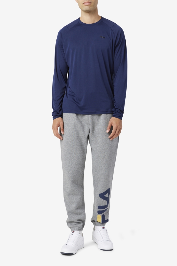 Peacoat-Black Jazam Long Sleeve Crew Fila