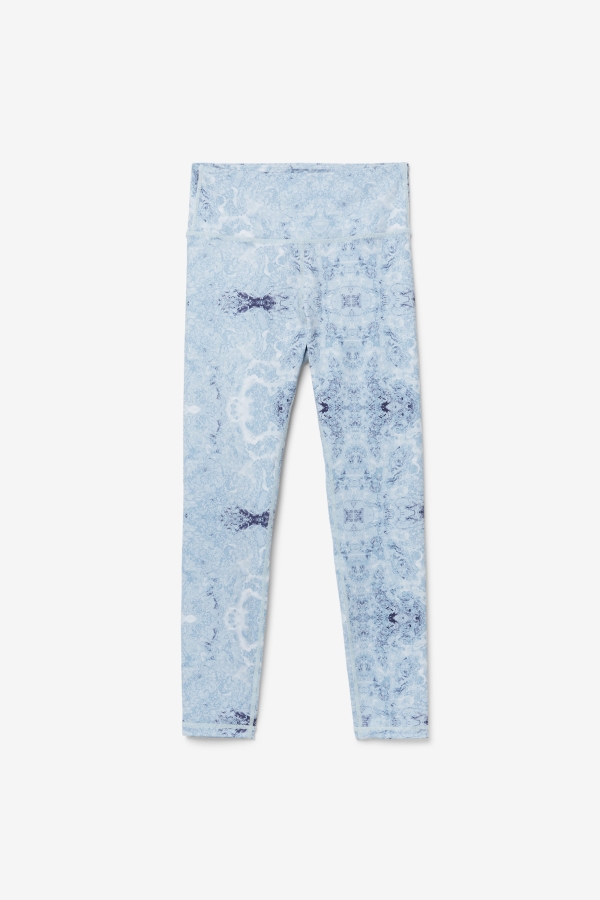 Blue Fog Print Forza Sleek 7-8 Leggings Fila
