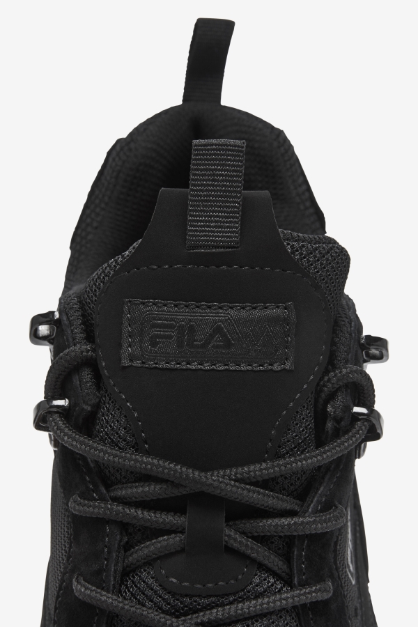 Black-Metallic Silver Fila Men\'s Ray Tracer TR 2