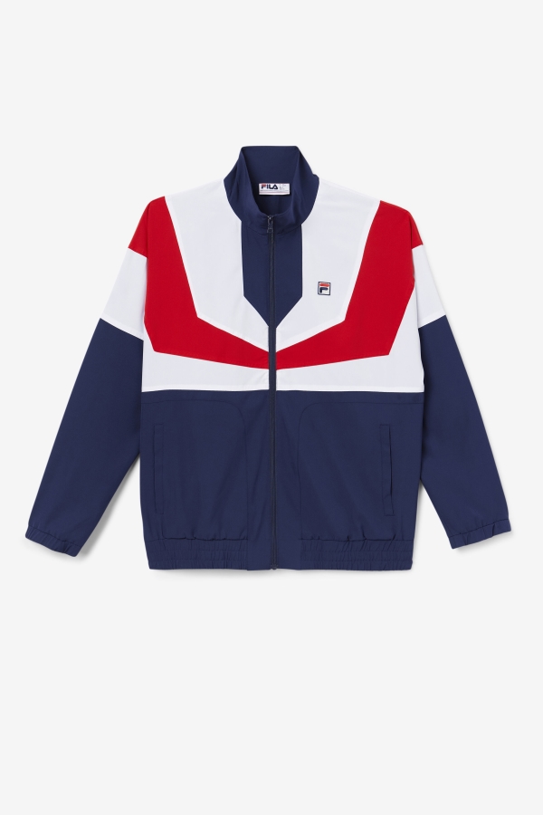 Fila Navy-White-Red Amar Track Jacket