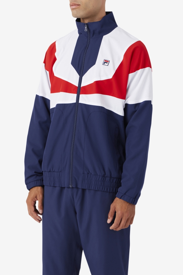 Fila Navy-White-Red Amar Track Jacket