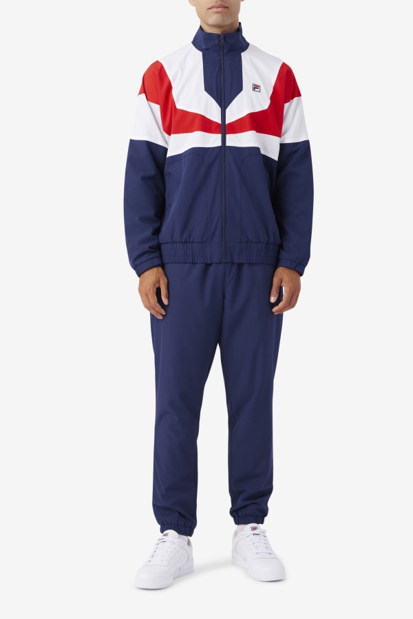 Fila Navy-White-Red Amar Track Jacket