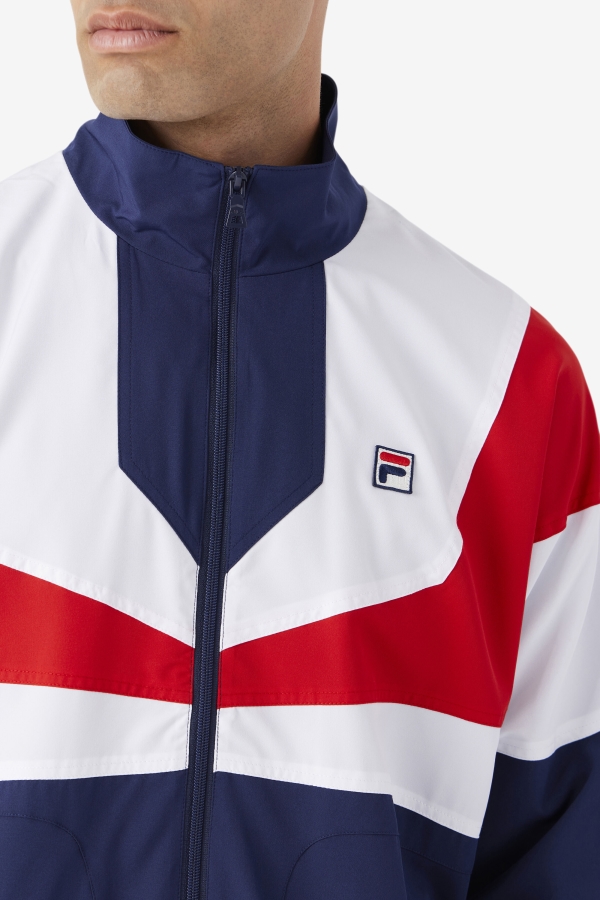 Fila Navy-White-Red Amar Track Jacket