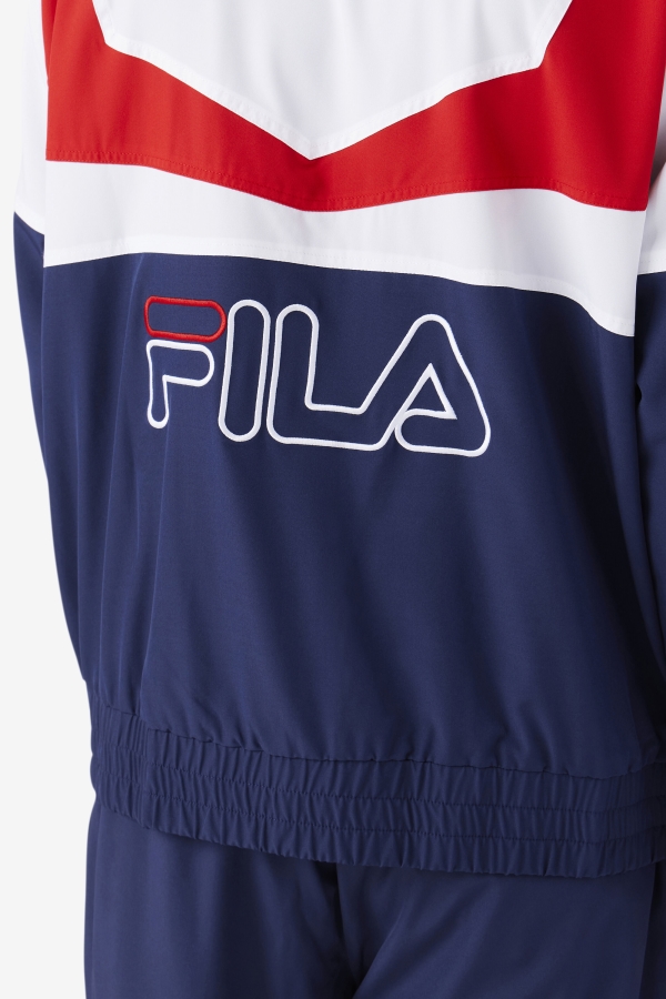 Fila Navy-White-Red Amar Track Jacket