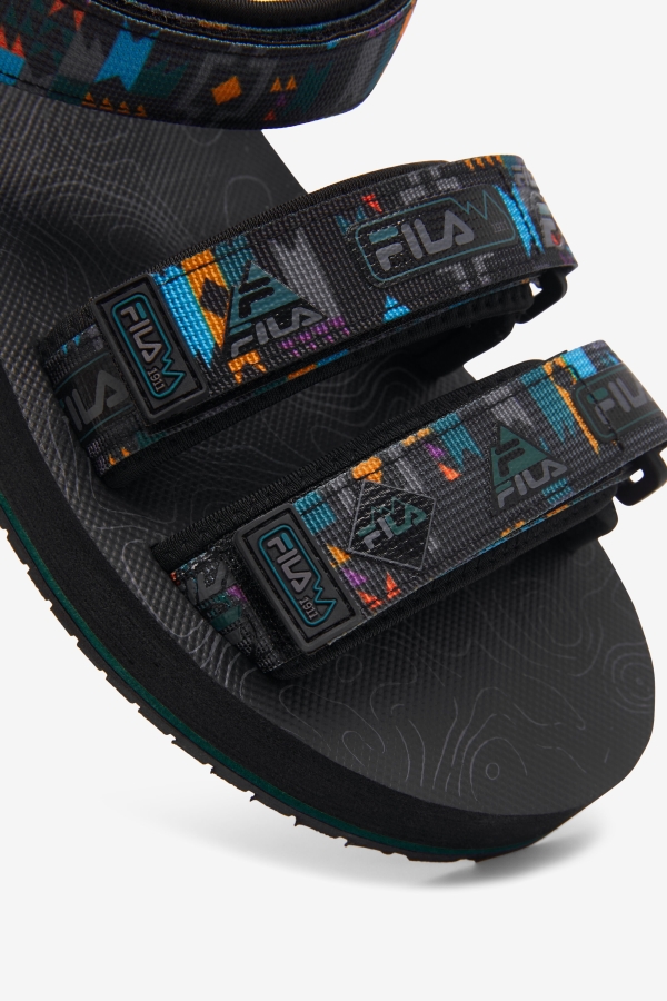 Fila Black-June Bug-Saffron Men\'s Drifter DNS