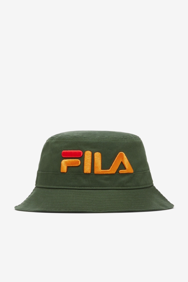 Douglas Fir-Desert Sun-Poppy FILA X Paterson Bucket Hat Fila
