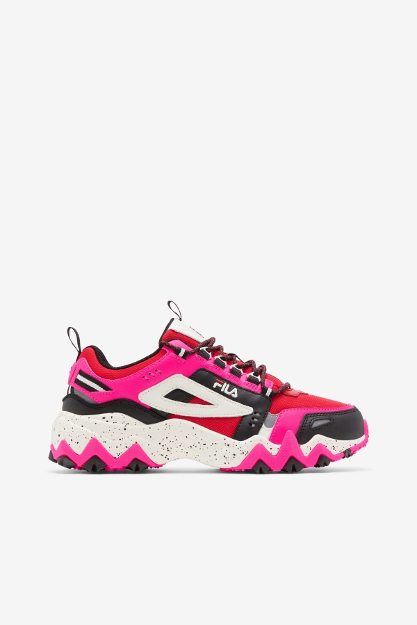 Fila Women\'s Oakmont TR Red-Pink Glow-Black