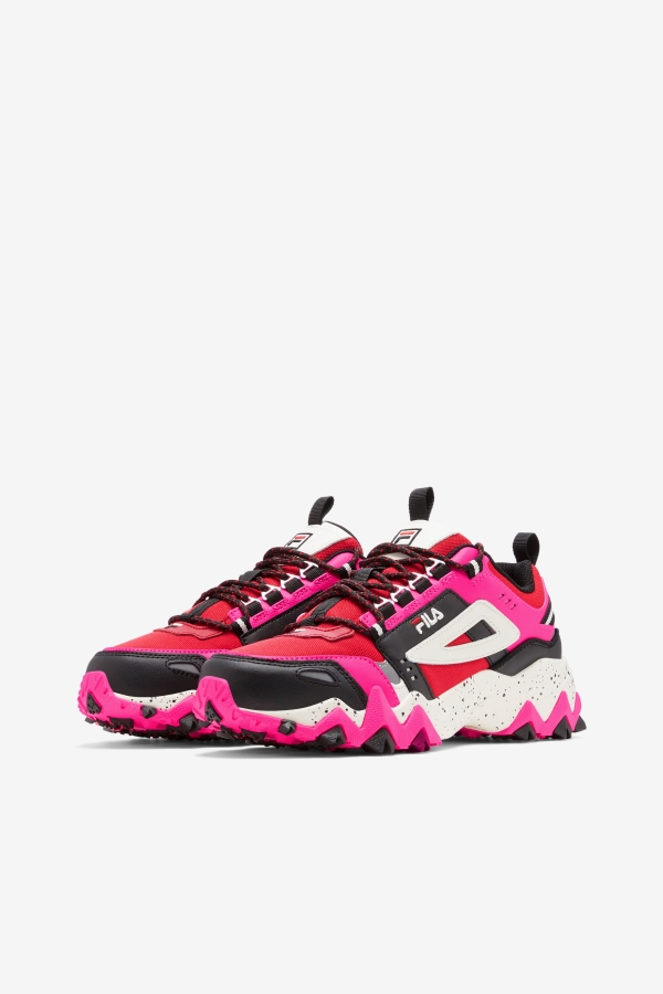 Fila Women\'s Oakmont TR Red-Pink Glow-Black
