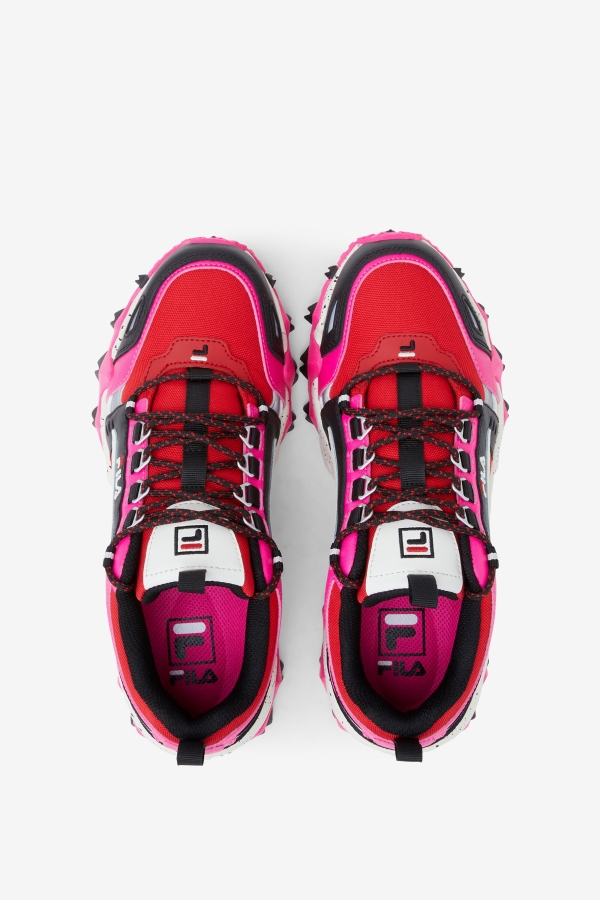 Fila Women\'s Oakmont TR Red-Pink Glow-Black