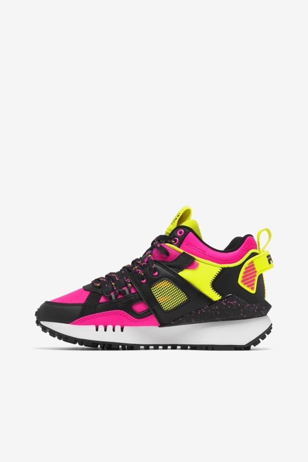 Black-White-Pink Glow Women\'s Spectra Fila