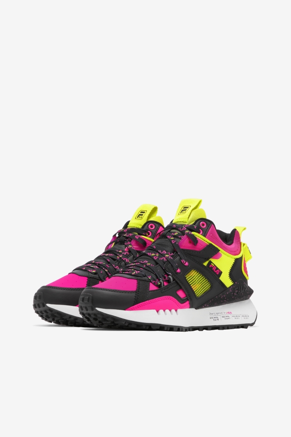 Black-White-Pink Glow Women\'s Spectra Fila