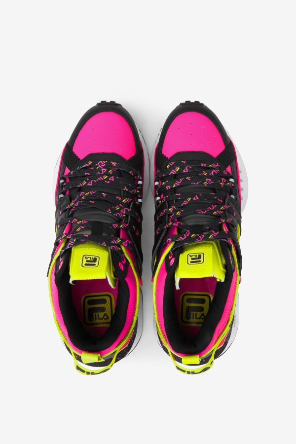 Black-White-Pink Glow Women\'s Spectra Fila